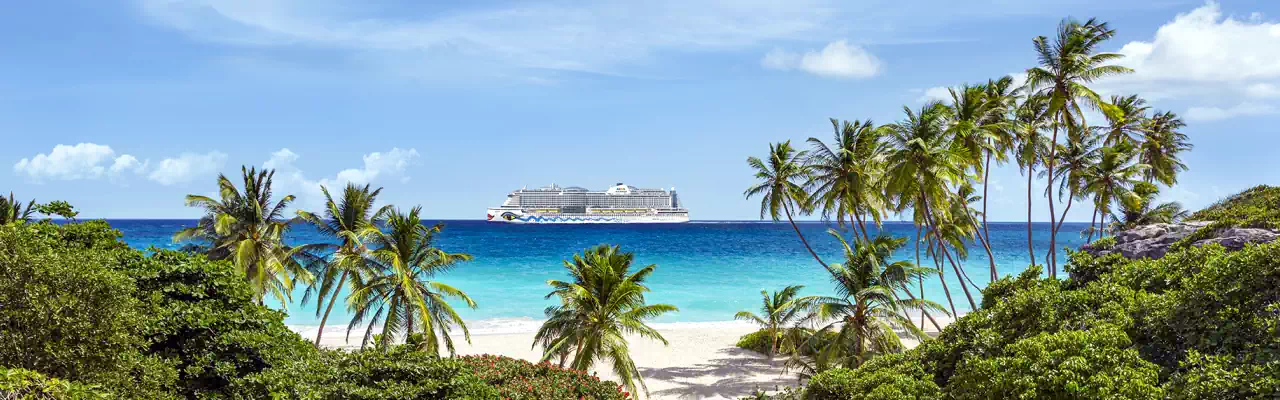 AIDAperla in der Karibik