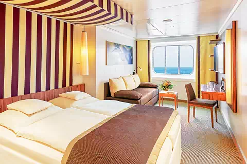 AIDAperla - Kabine mit Meerblick